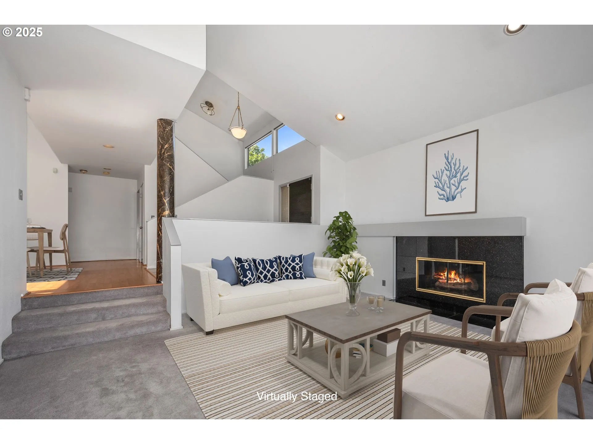 Living Room-Vaulted Ceilings