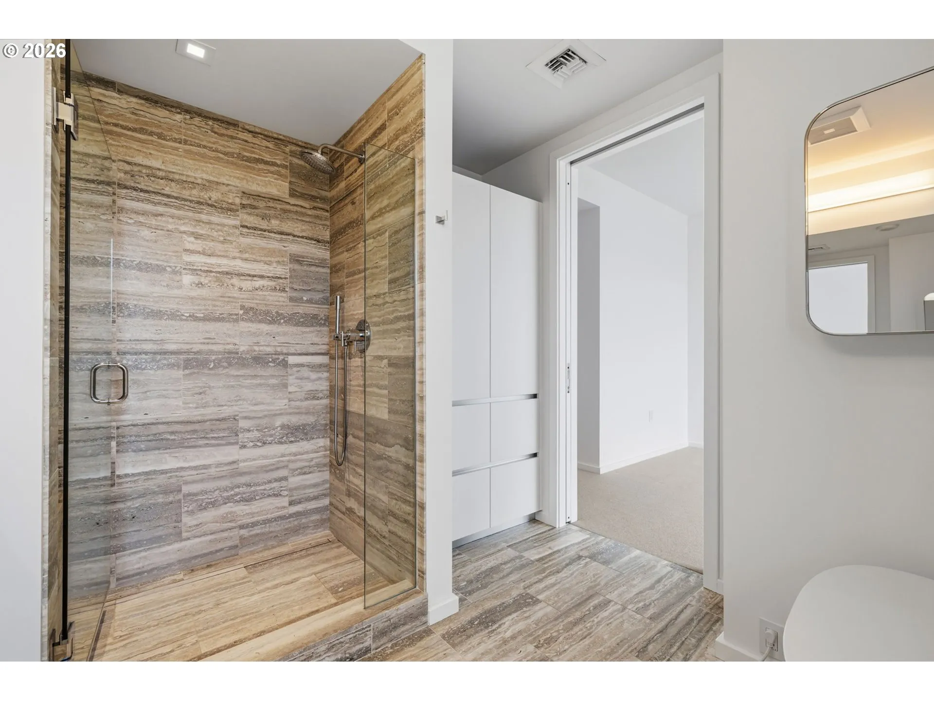 Bathroom, Attached-Walk in Shower