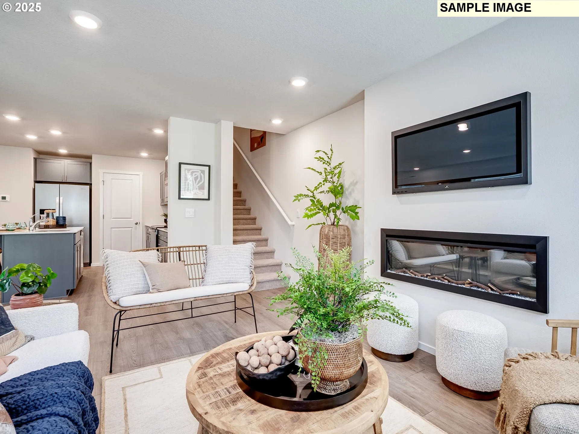 Living Room-Fireplace