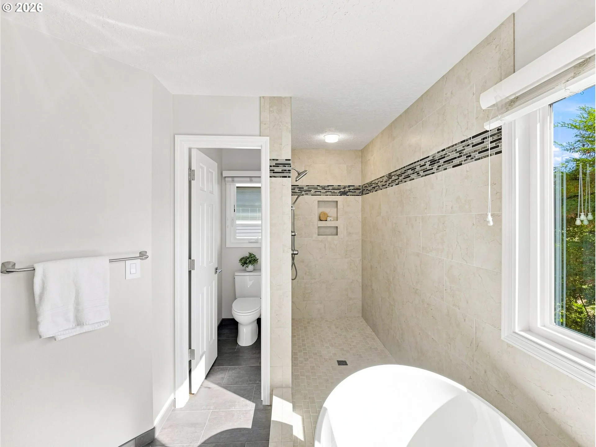 Bathroom, Attached-Walk in Shower