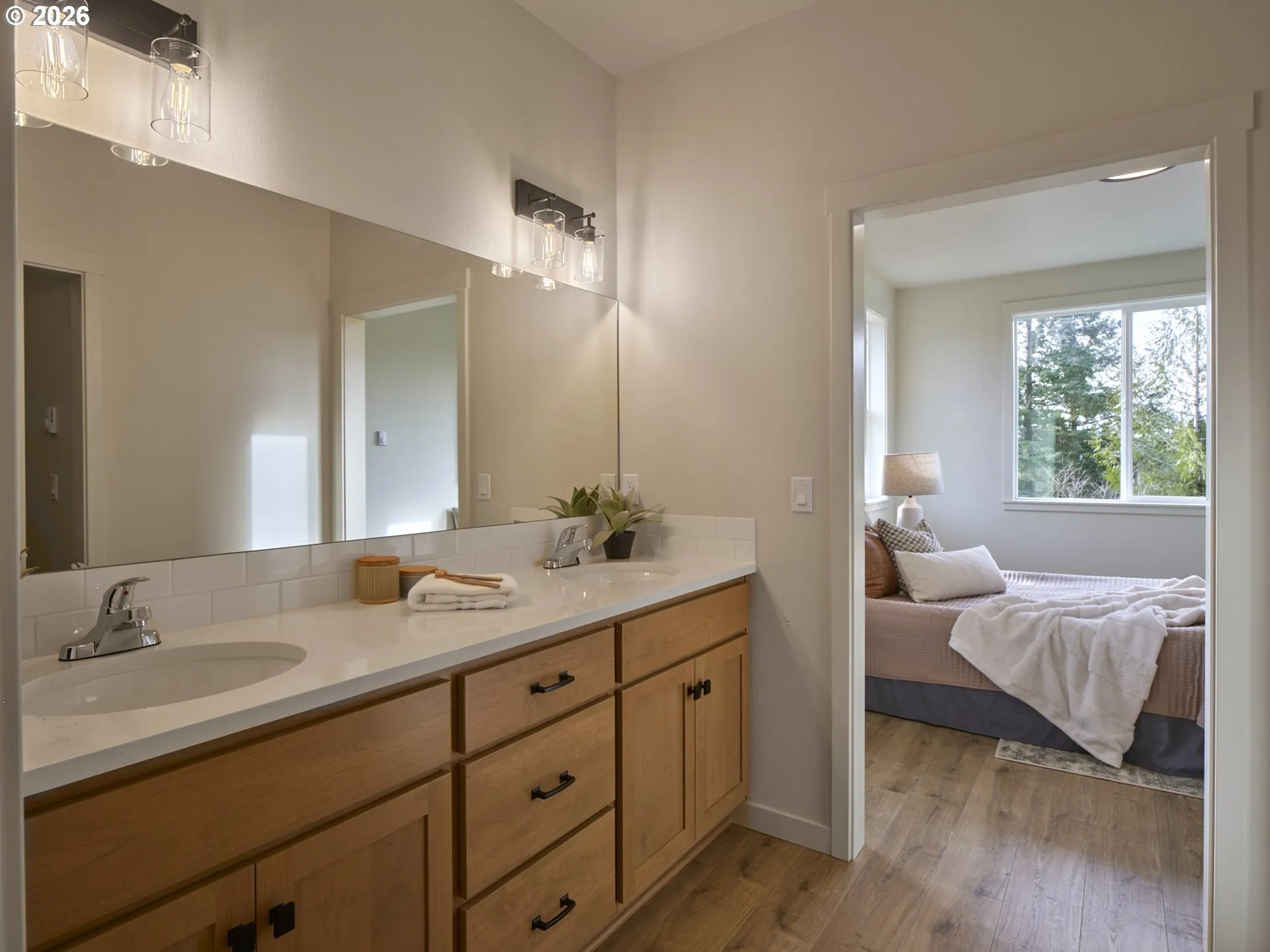 Primary Bedroom-Attached Bathroom