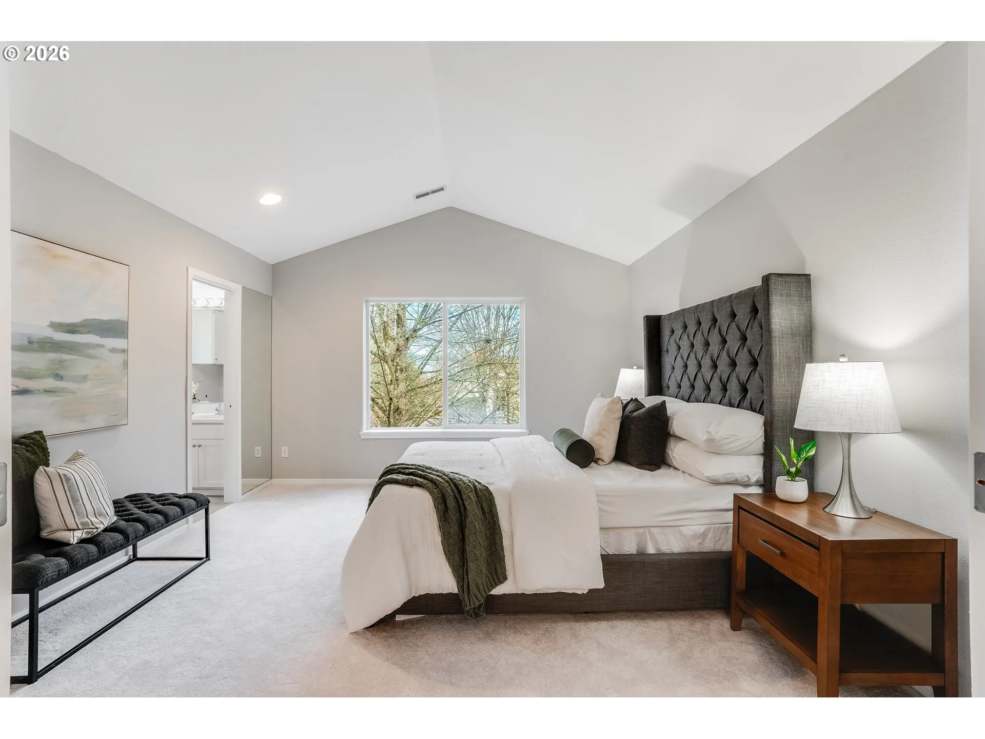 Primary Bedroom-Vaulted Ceilings