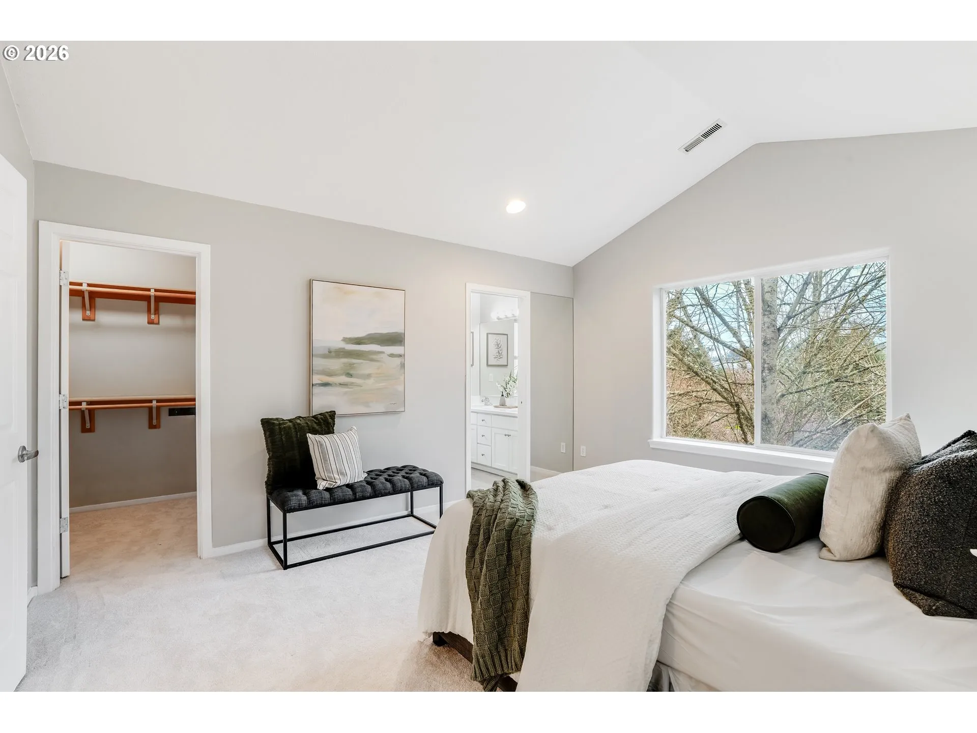 Primary Bedroom-Vaulted Ceilings