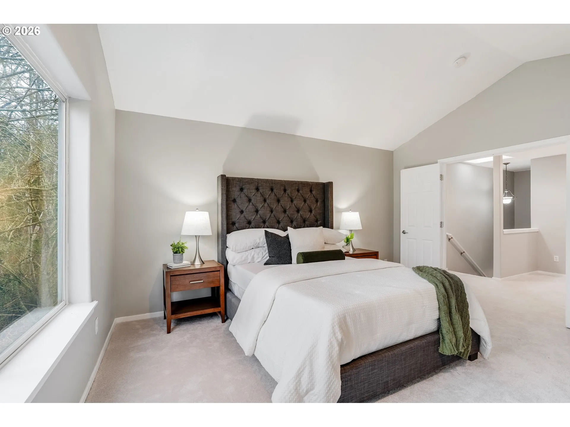 Primary Bedroom-Vaulted Ceilings