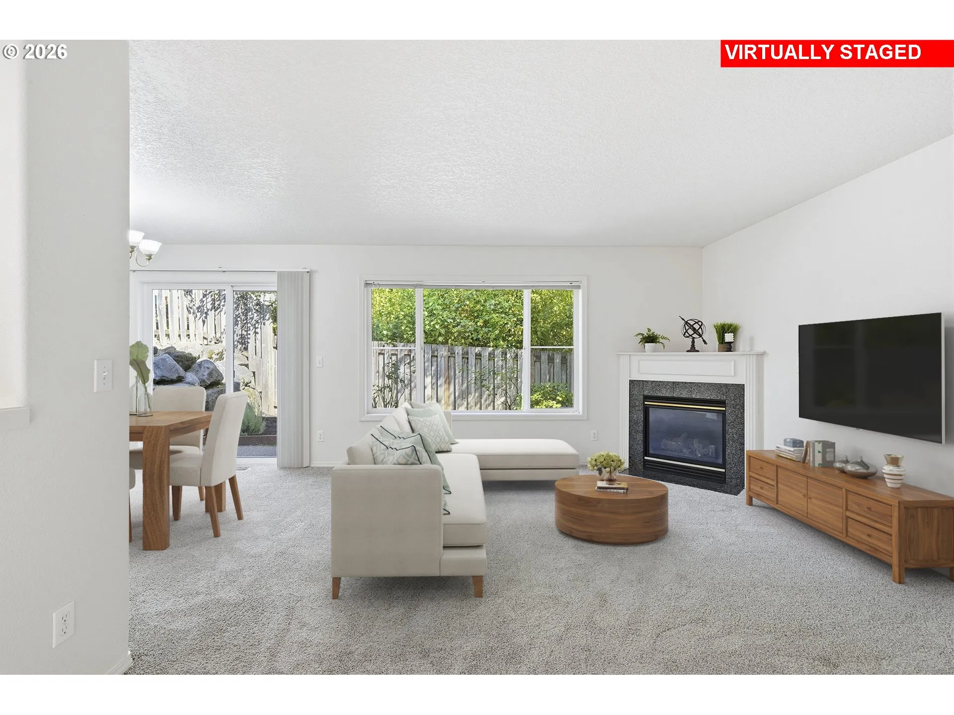 Living Room-Fireplace