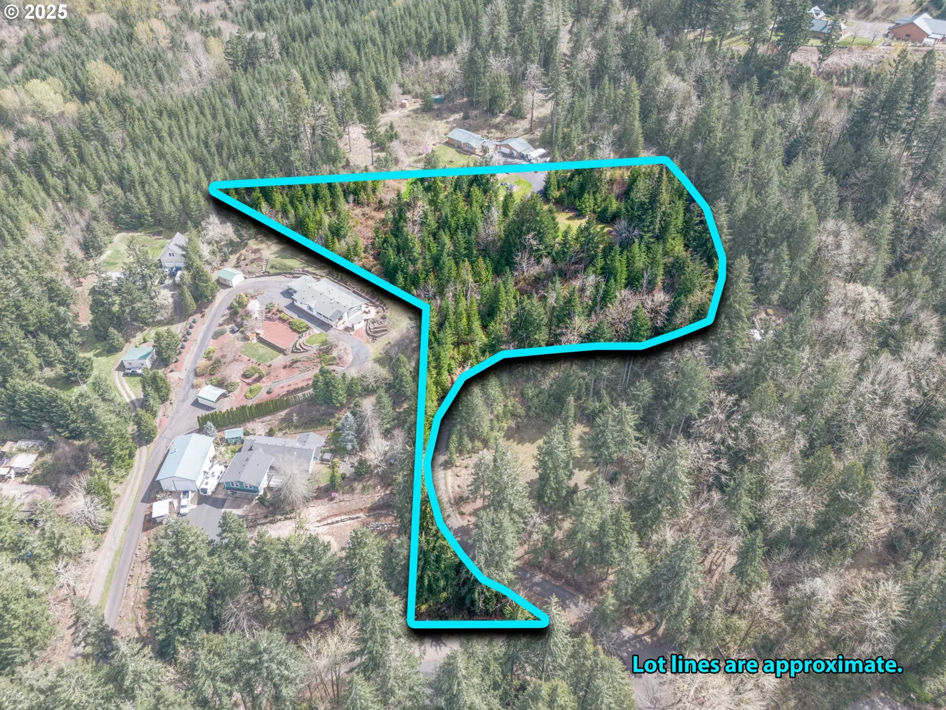 Approximate Property Lines-Aerial