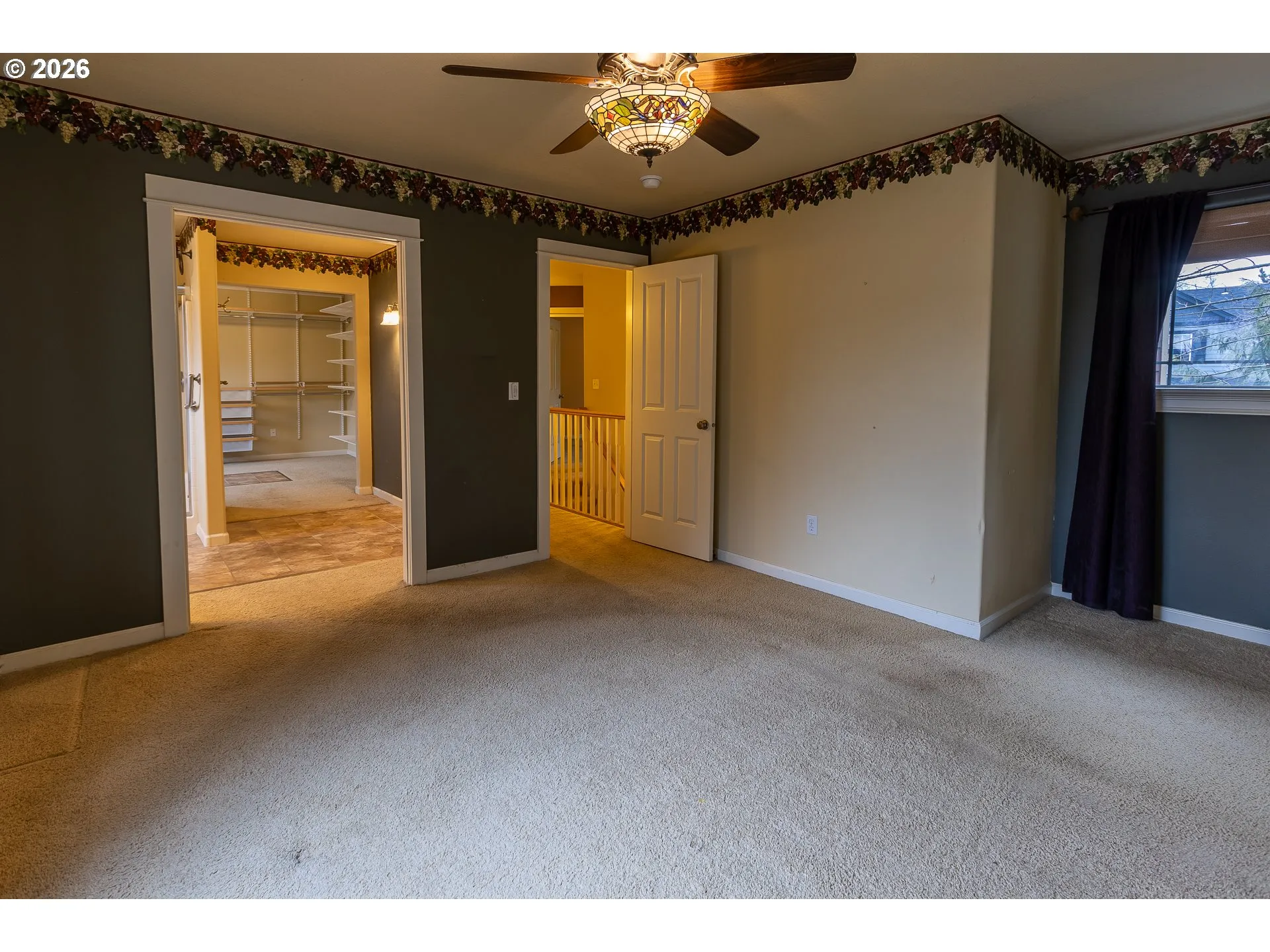 Bedroom, Primary-Ceiling Fan