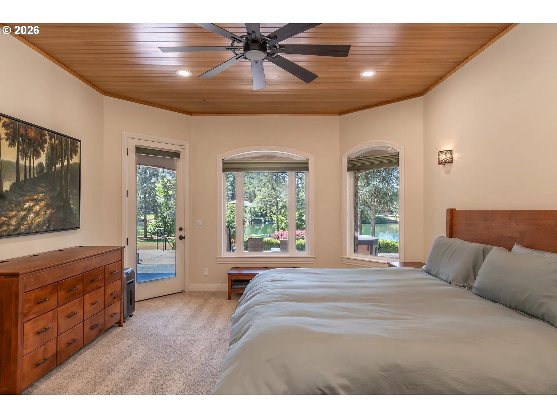 Bedroom, Owner's Suite-View From