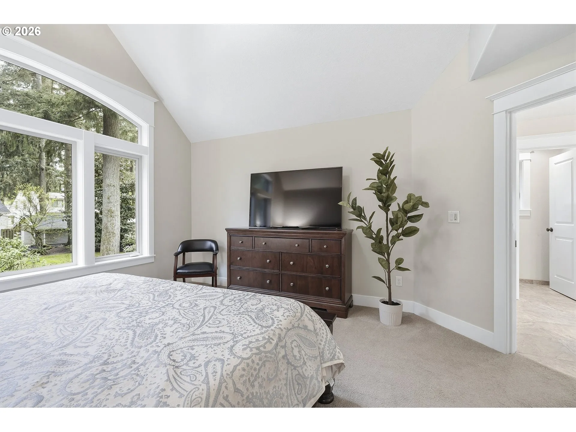 Primary Bedroom-Vaulted Ceilings
