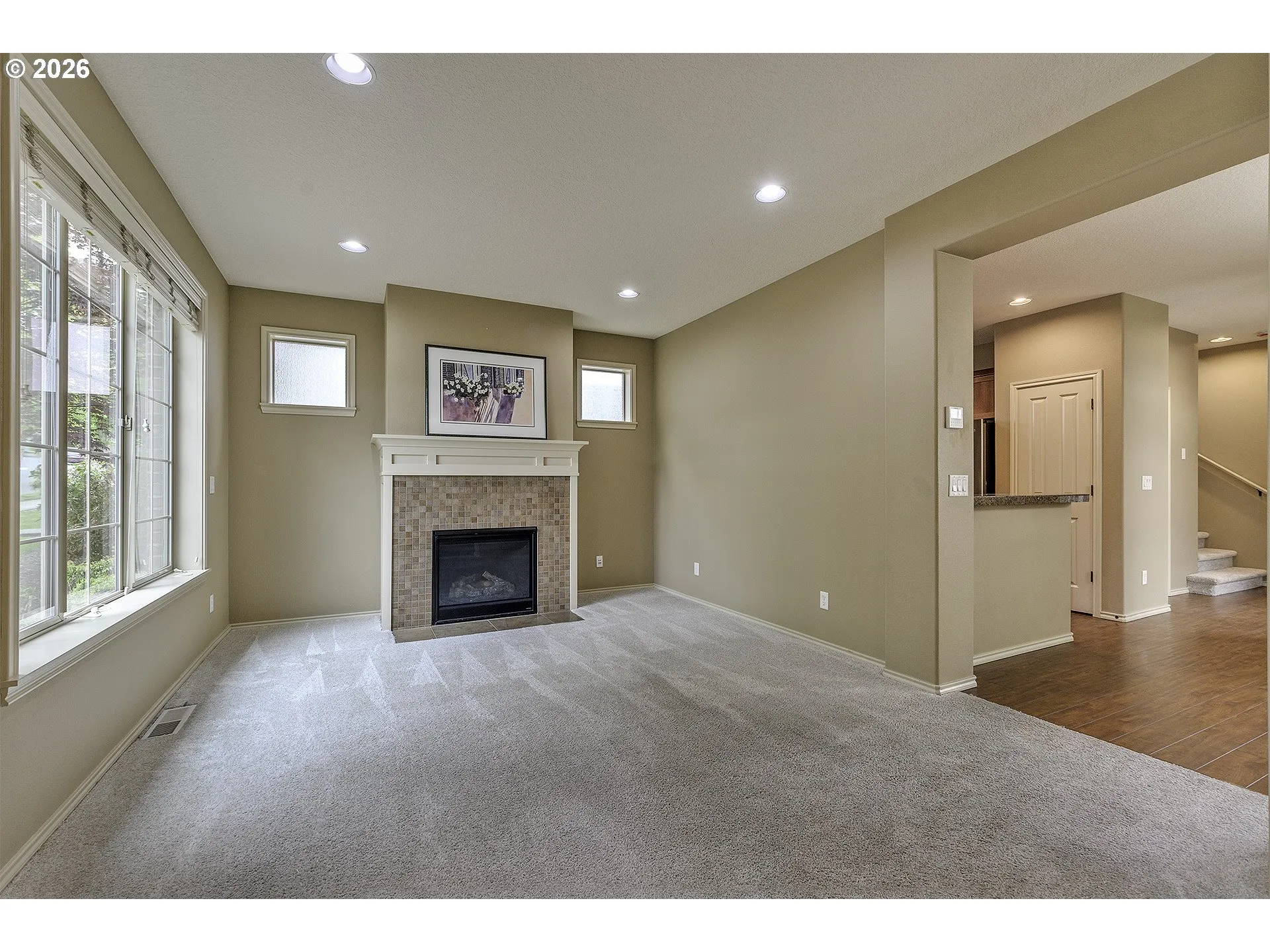 Living Room-Fireplace