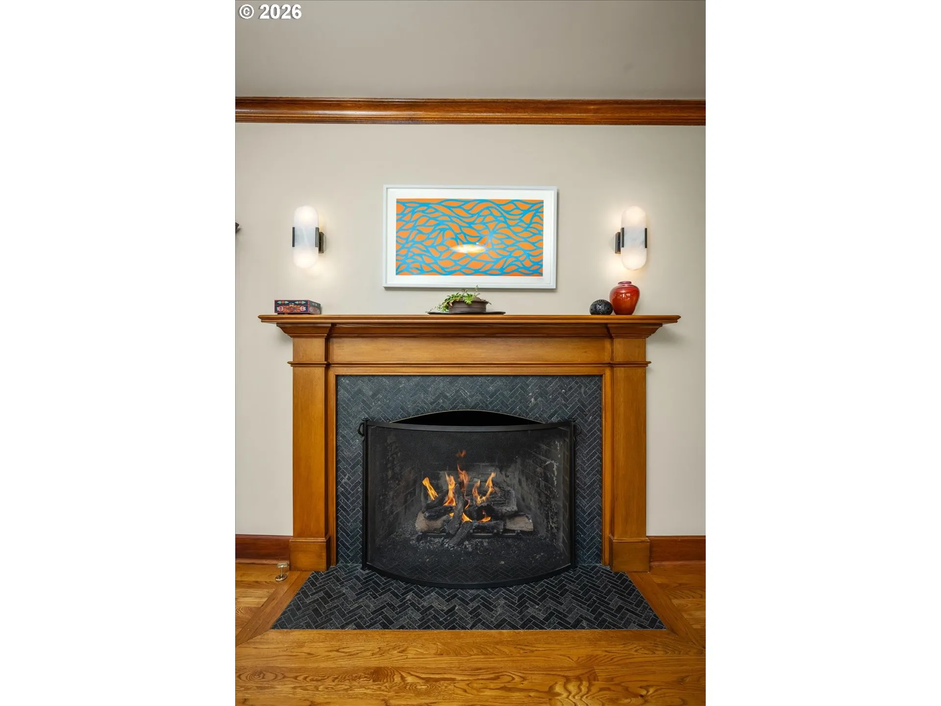 Living Room-Fireplace