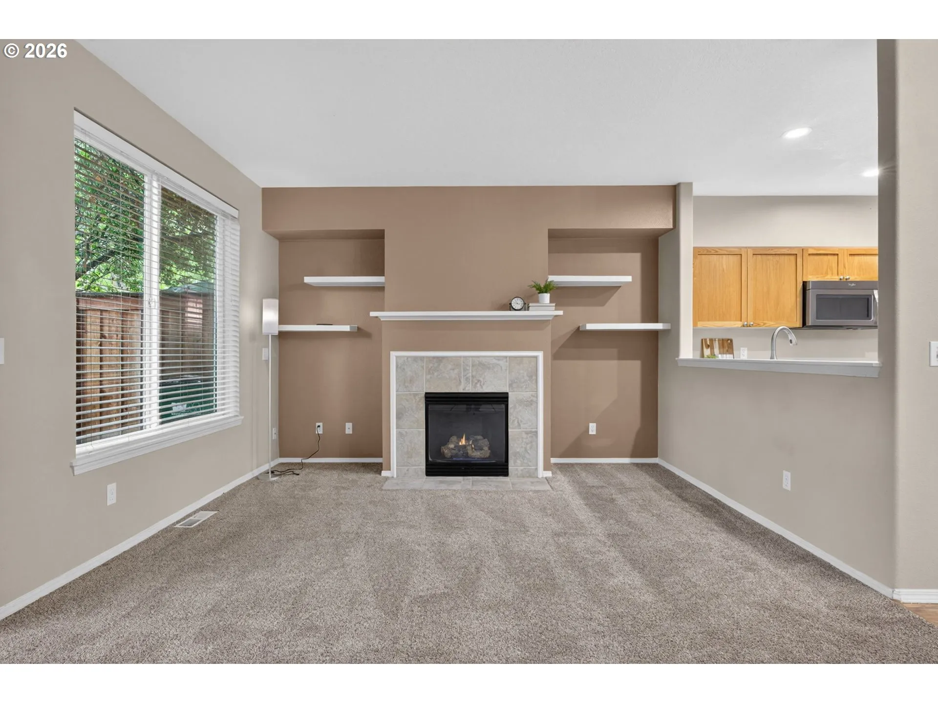 Living Room-Fireplace