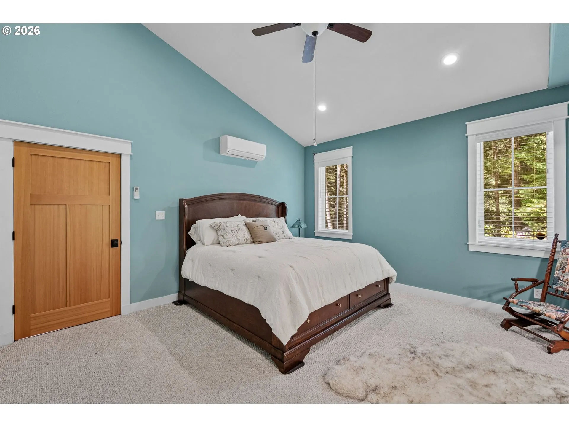 Owner's Suite Bedroom-Vaulted Ceilings