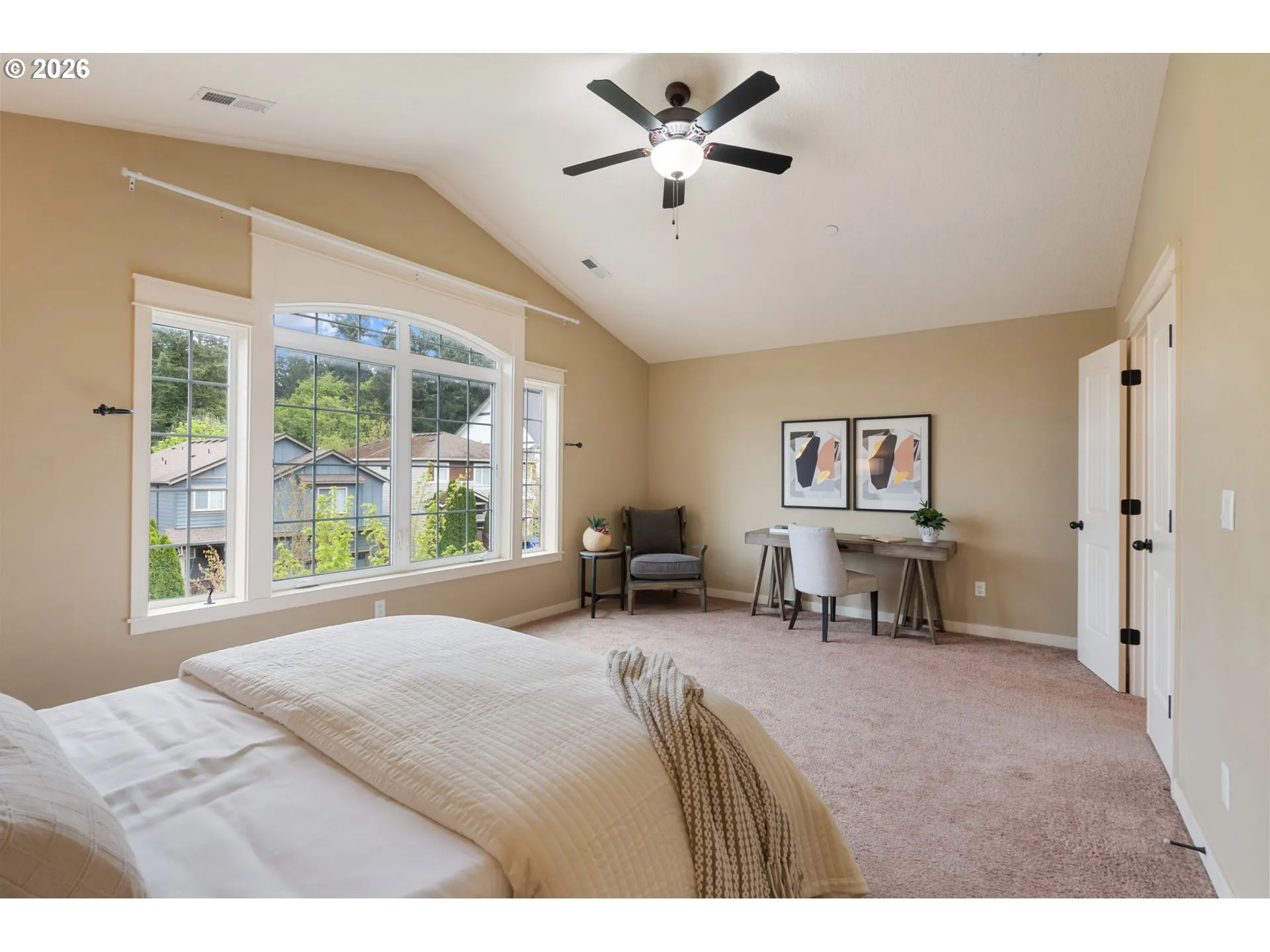 Bedroom, Primary-Ceiling Fan