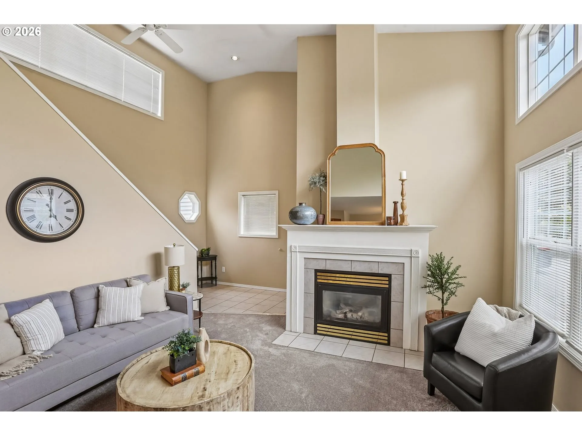 Living Room-Fireplace