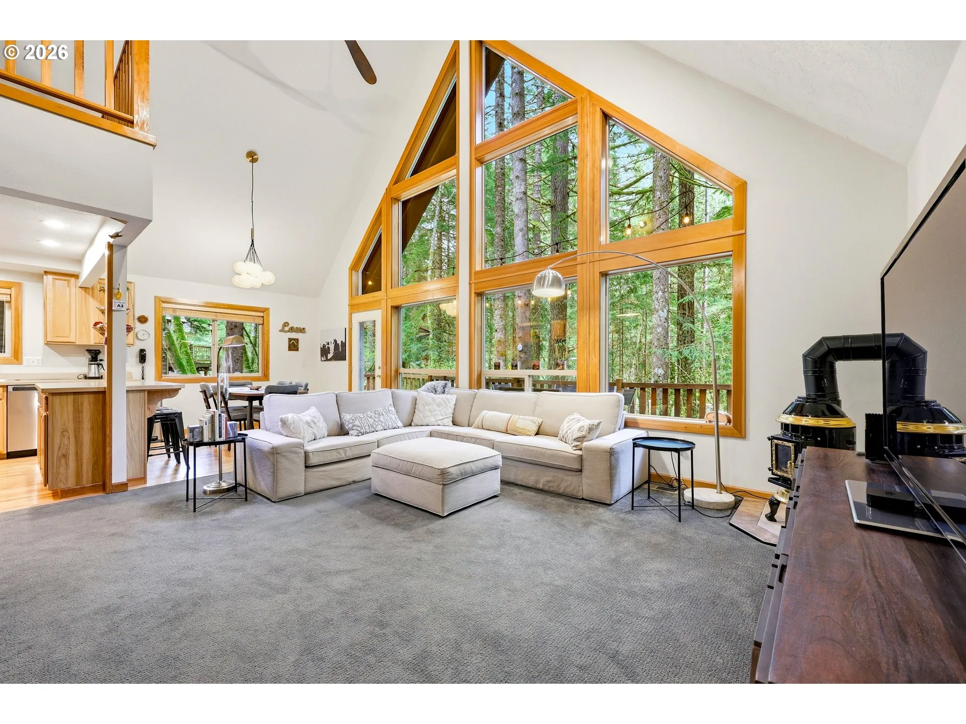 Living Room-Vaulted Ceilings