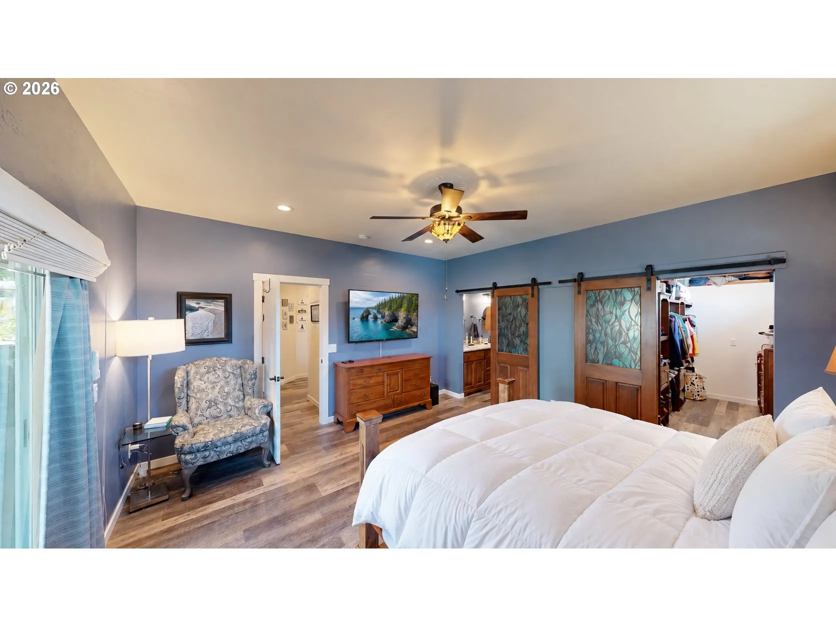 Bedroom, Primary-Ceiling Fan
