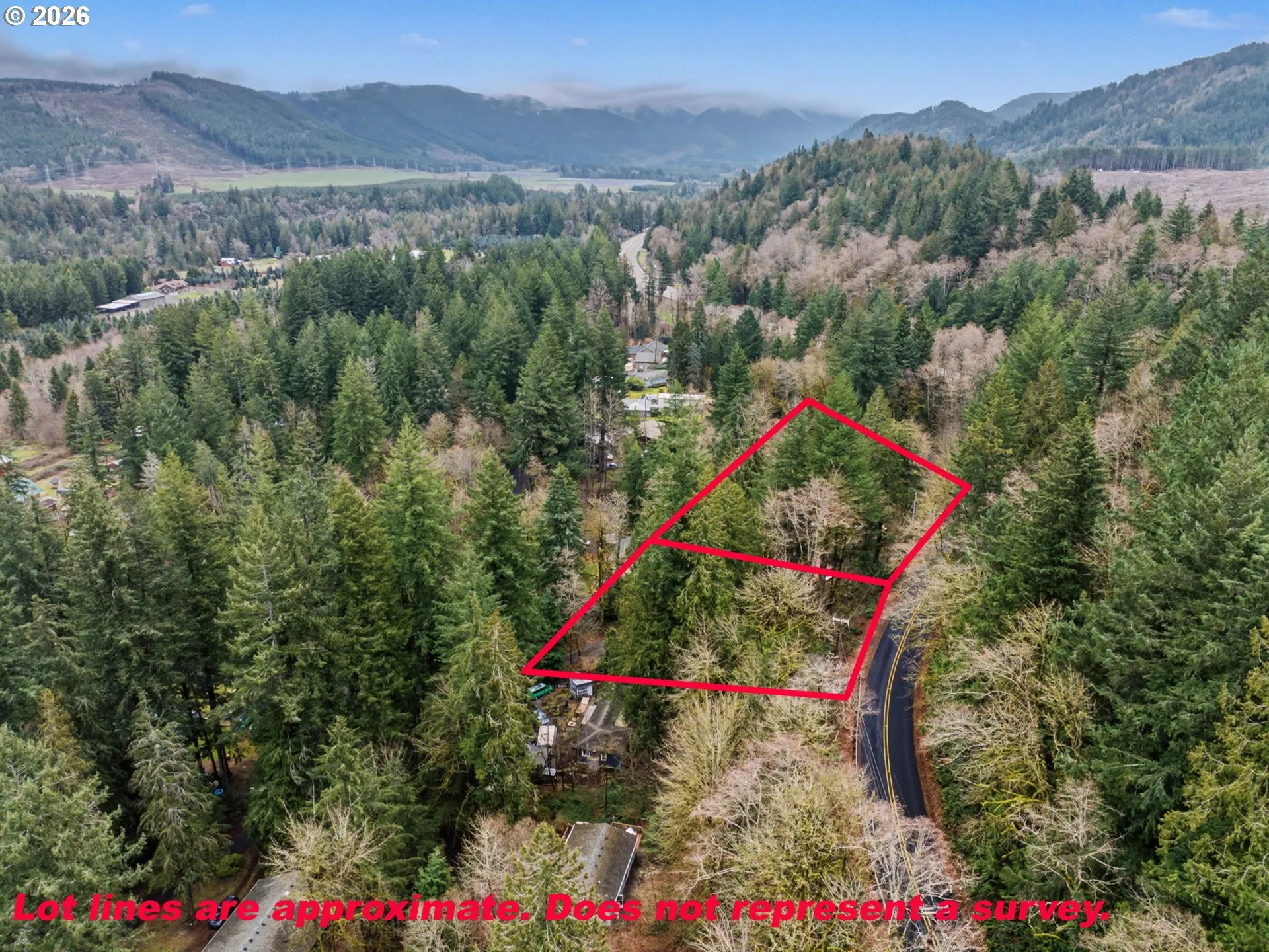 Approximate Property Lines-Aerial