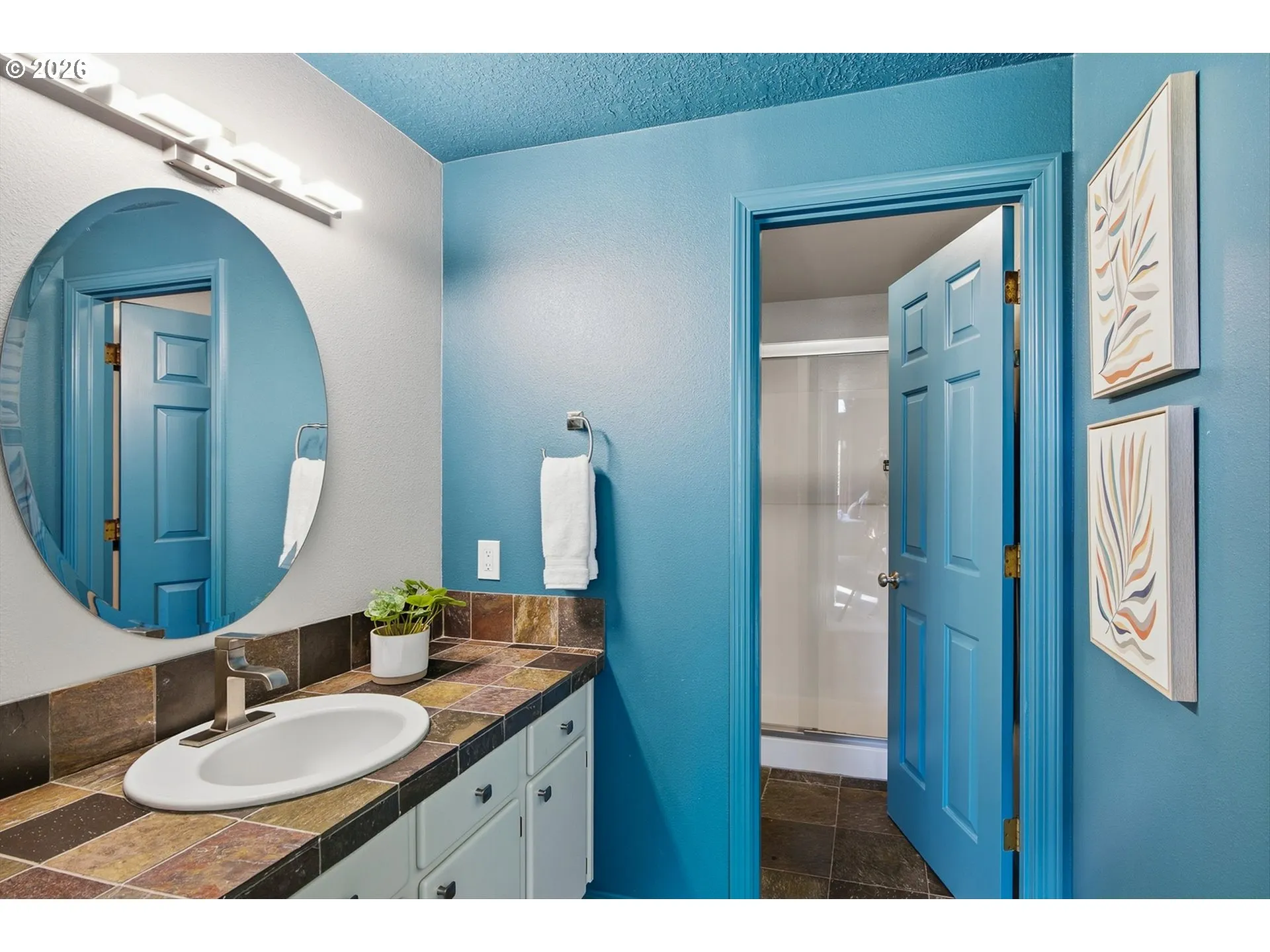 Primary Bedroom-Attached Bathroom