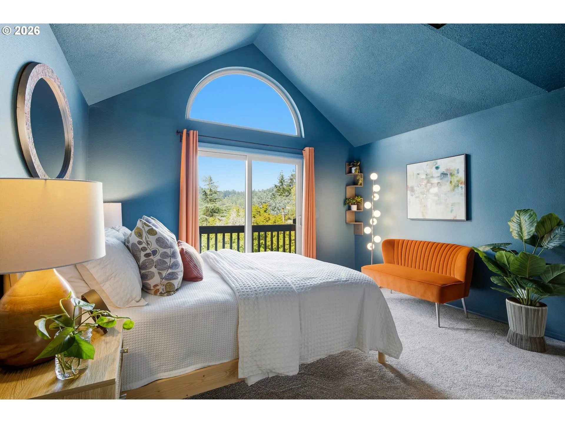 Primary Bedroom-Vaulted Ceilings