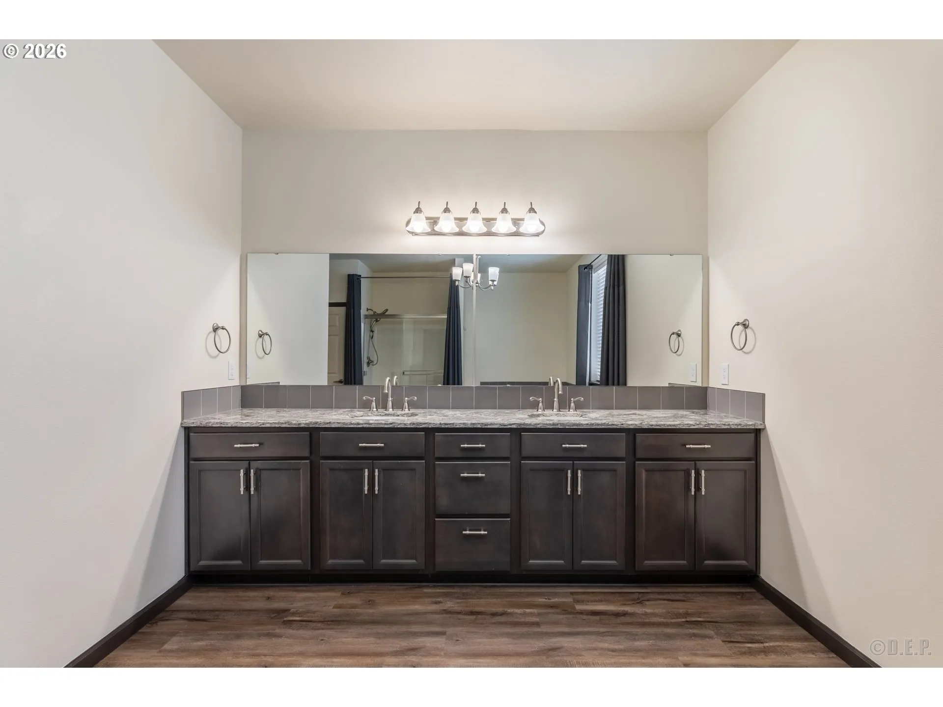 Bathroom, Attached-Double Sinks