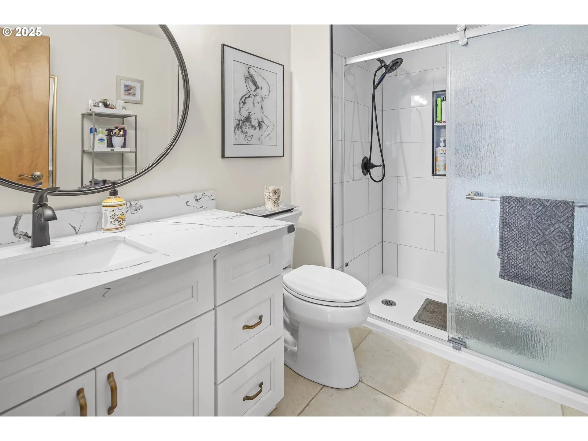 Bathroom, Attached-Walk in Shower
