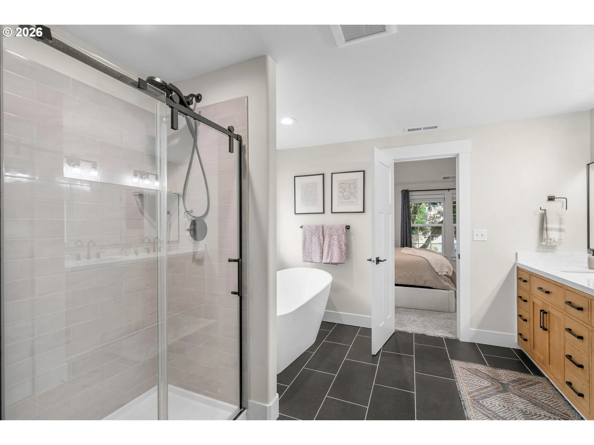 Primary Bedroom-Attached Bathroom