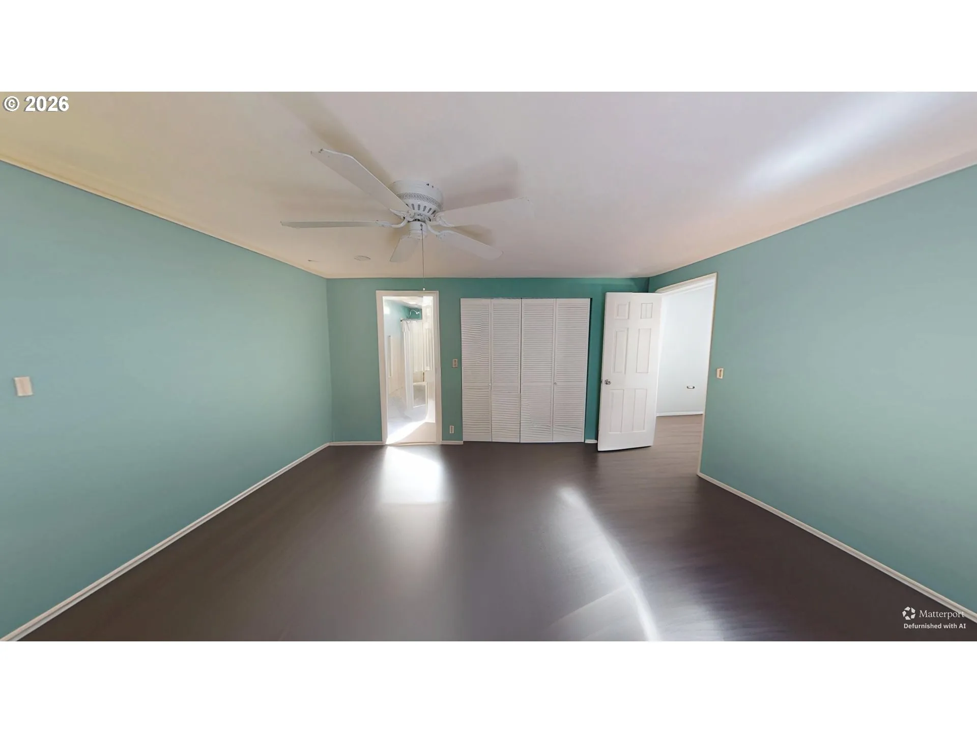 Bedroom, Primary-Ceiling Fan