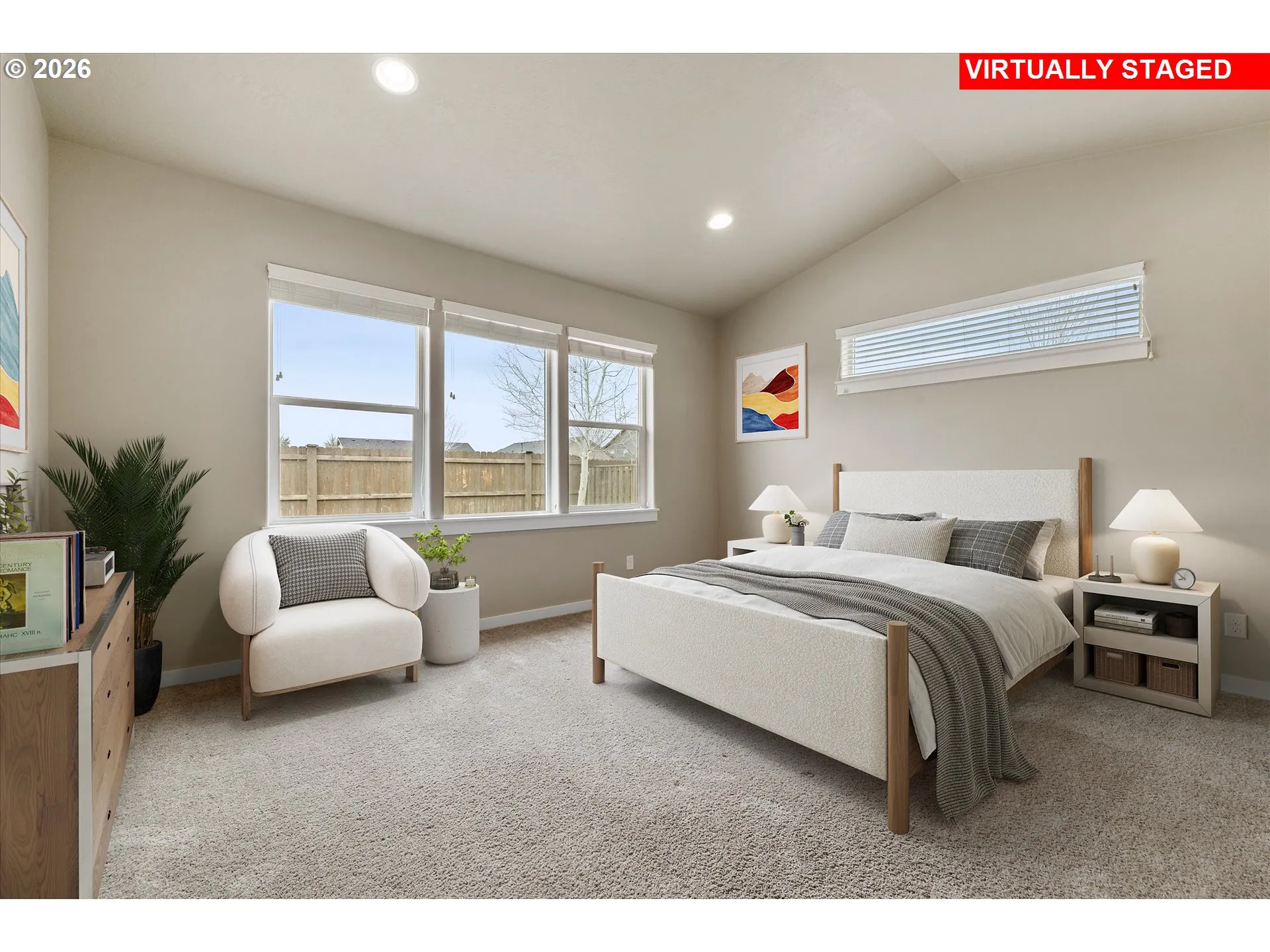 Primary Bedroom-Vaulted Ceilings