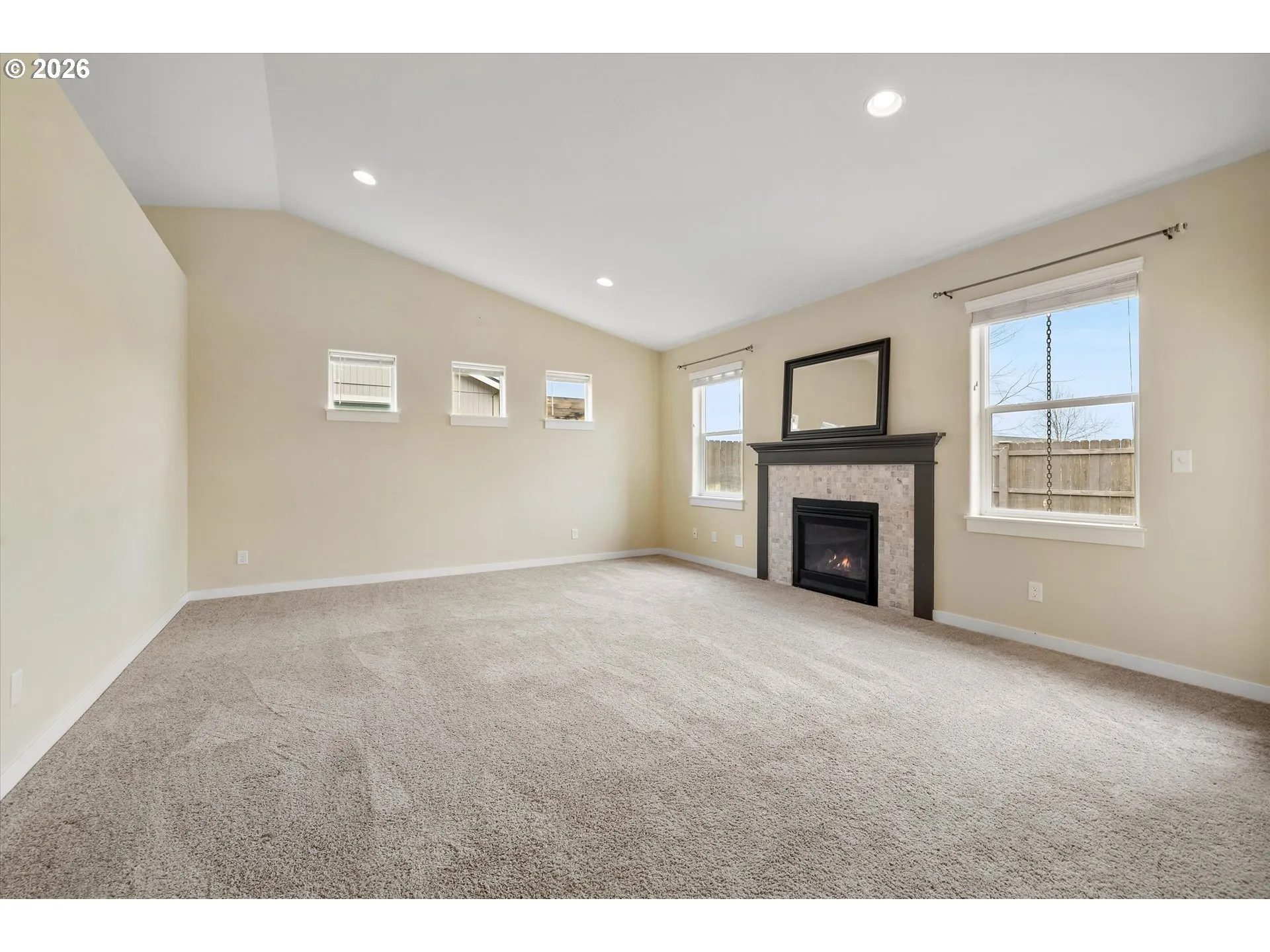 Living Room-Vaulted Ceilings