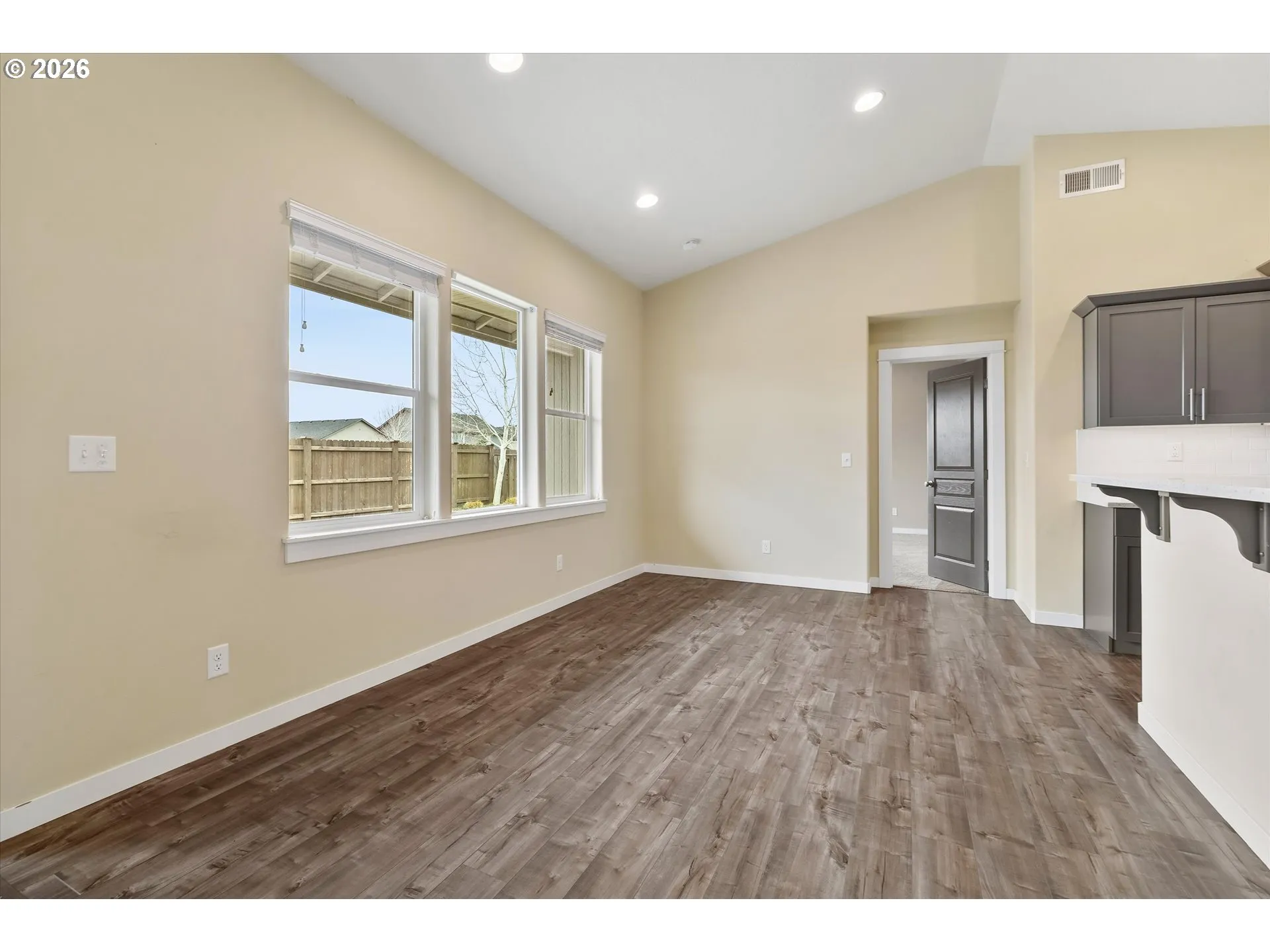 Dining Room-Vaulted Ceilings