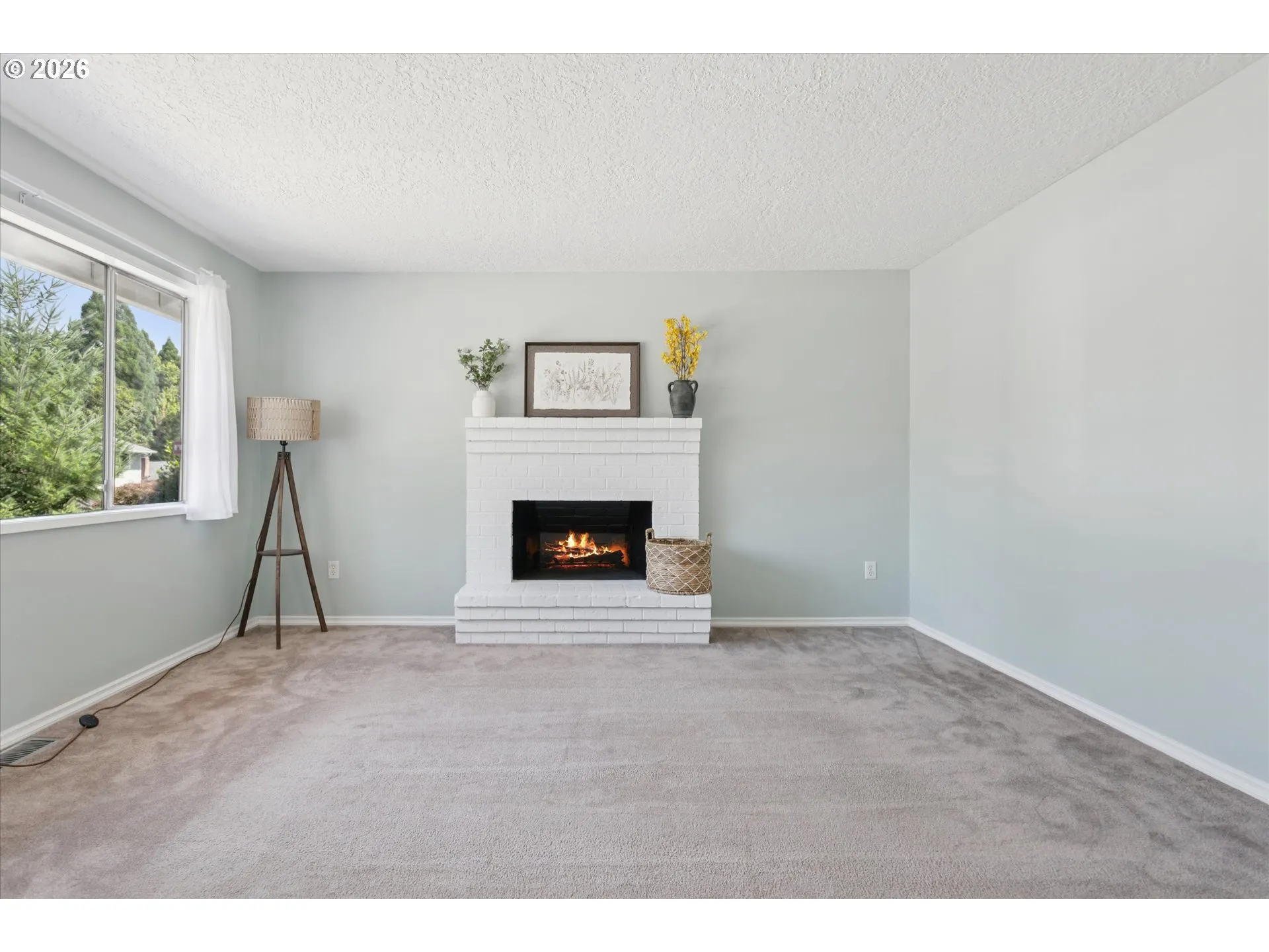 Living Room-Fireplace