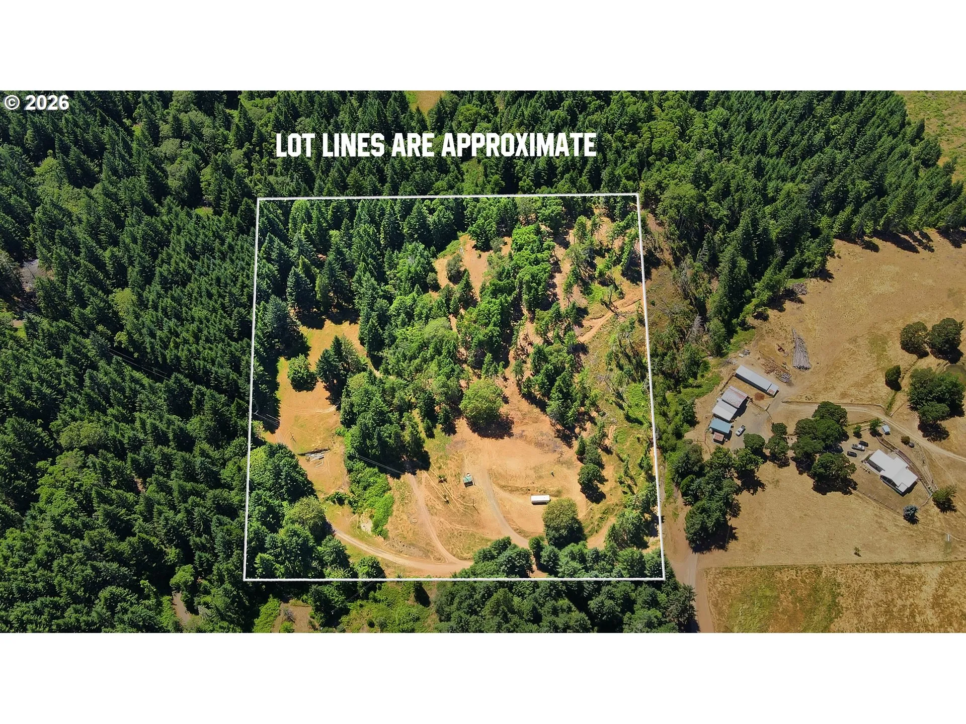 Approximate Property Lines-Aerial