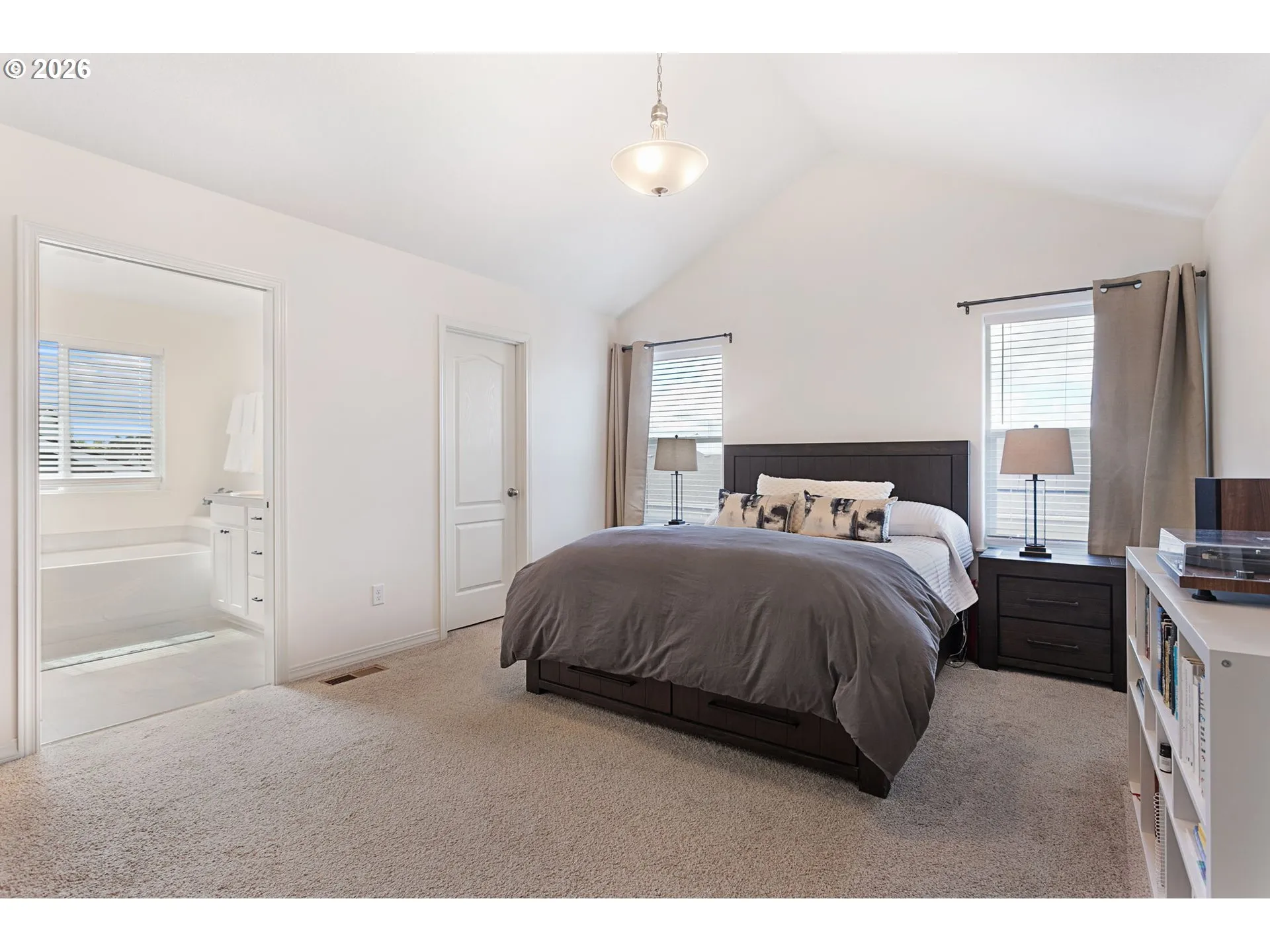 Owner's Suite Bedroom-Vaulted Ceilings