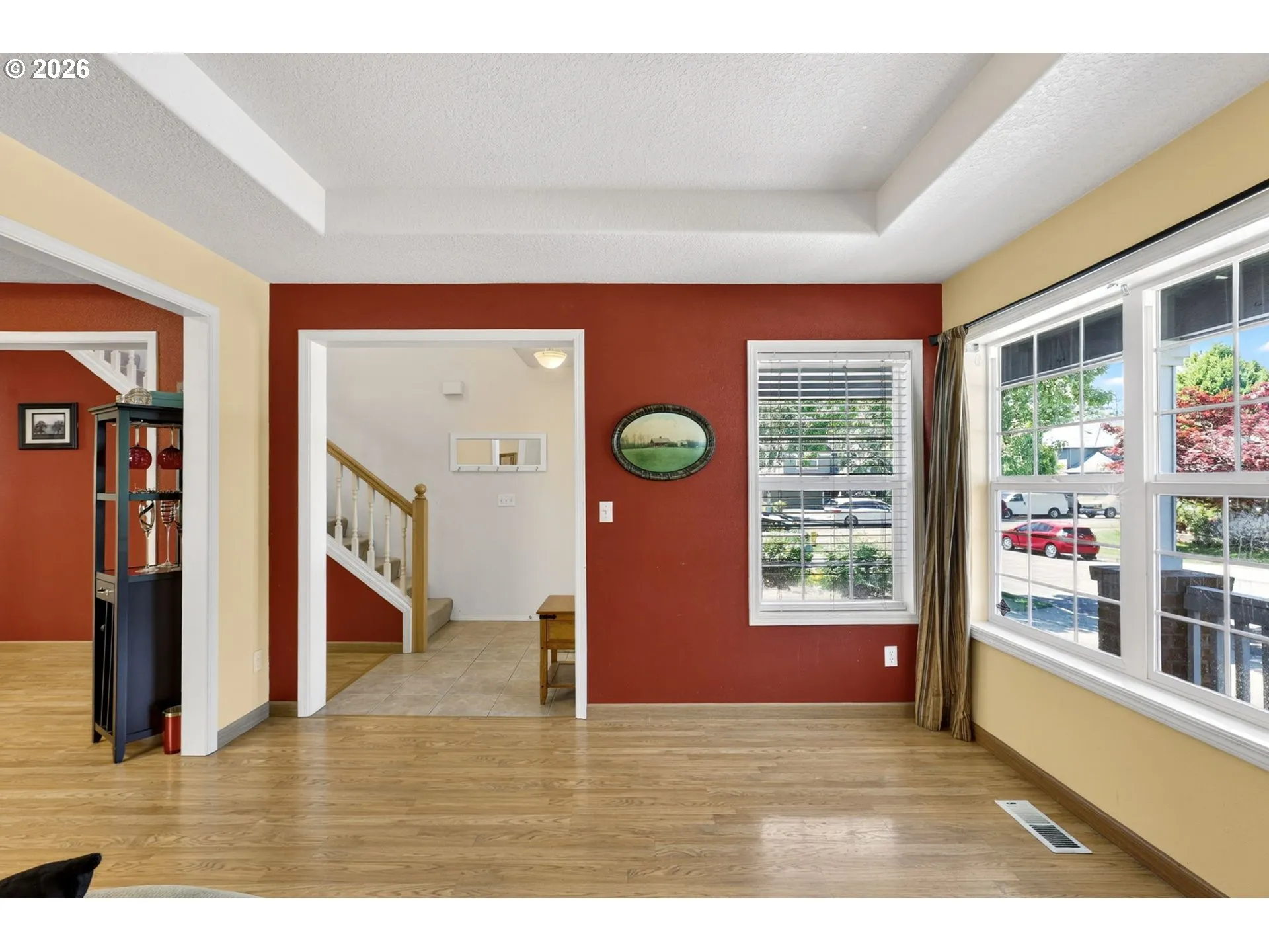 Living Room-Coffered Ceilings