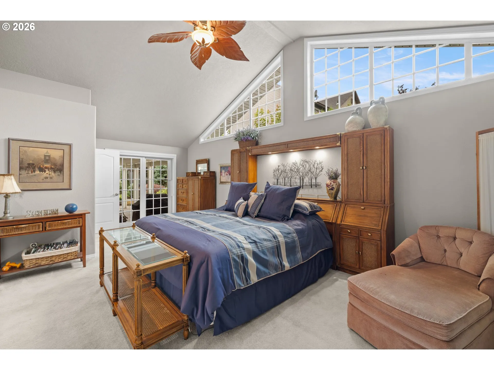 Owner's Suite Bedroom-Vaulted Ceilings