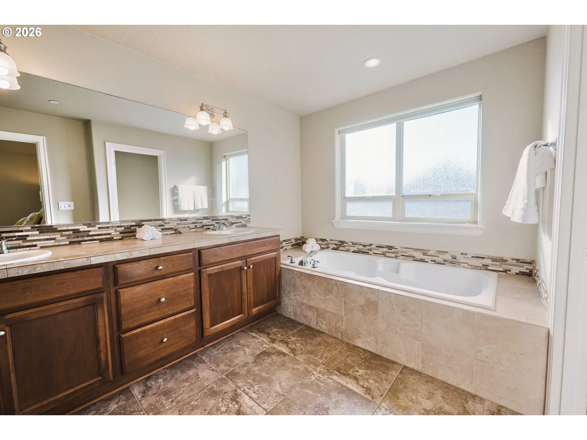 Bathroom, Attached-Double Sinks