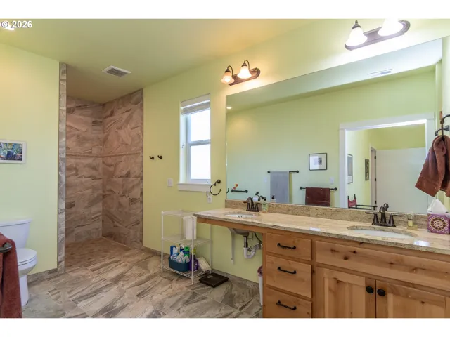 Bathroom, Attached-Double Sinks