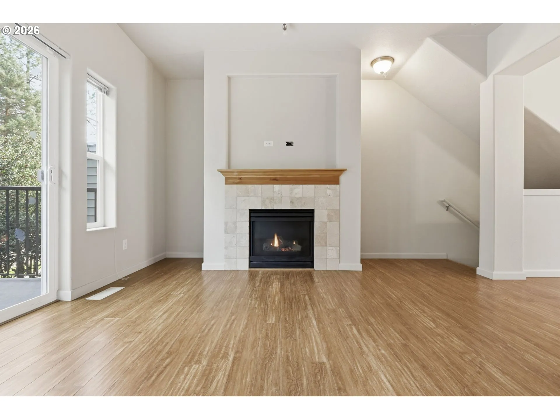 Living Room-Fireplace