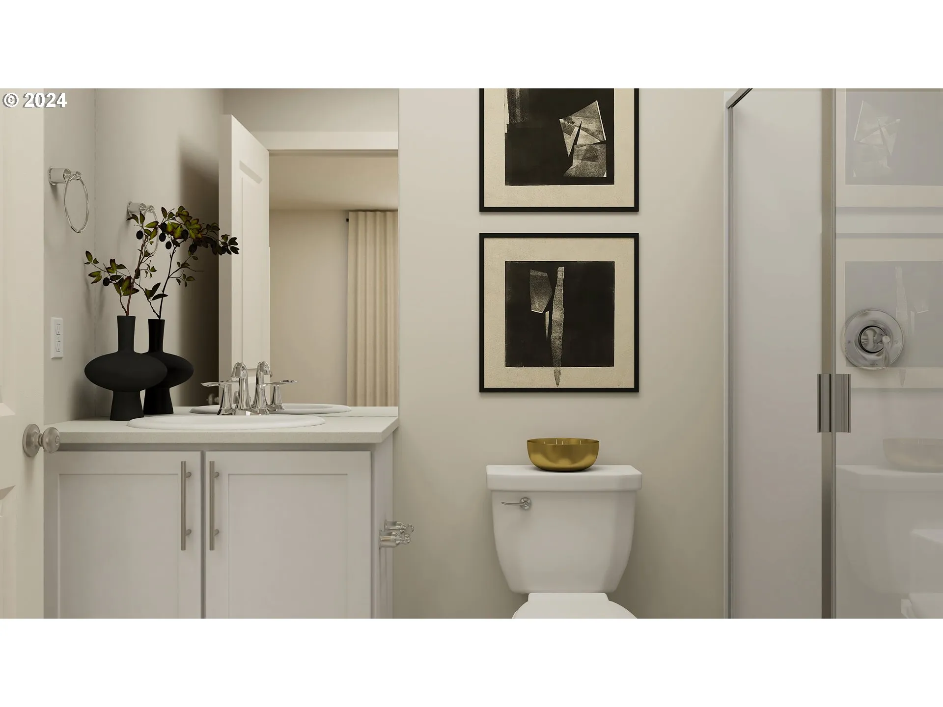 Bathroom, Attached-Walk in Shower