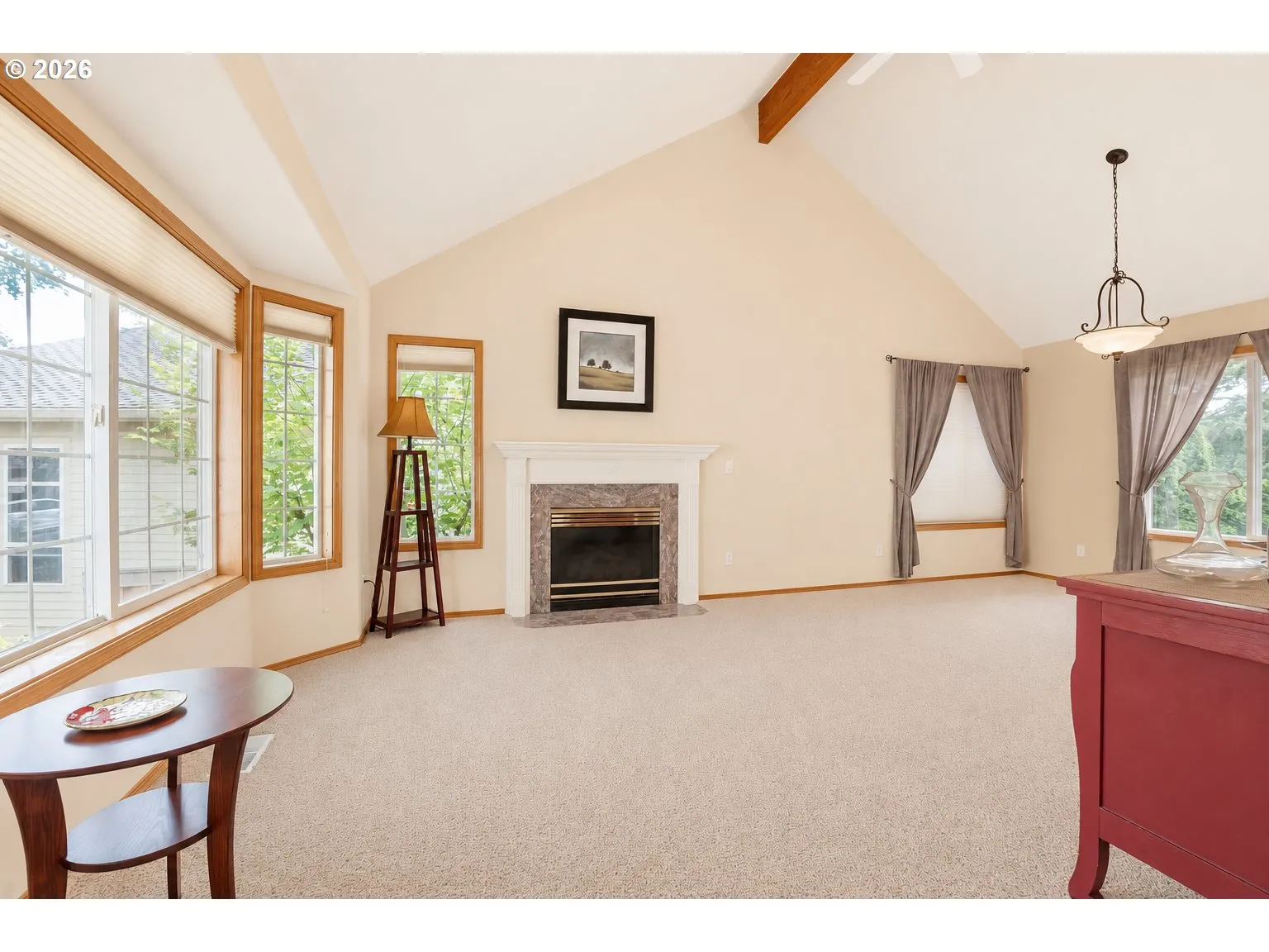 Living Room-Fireplace