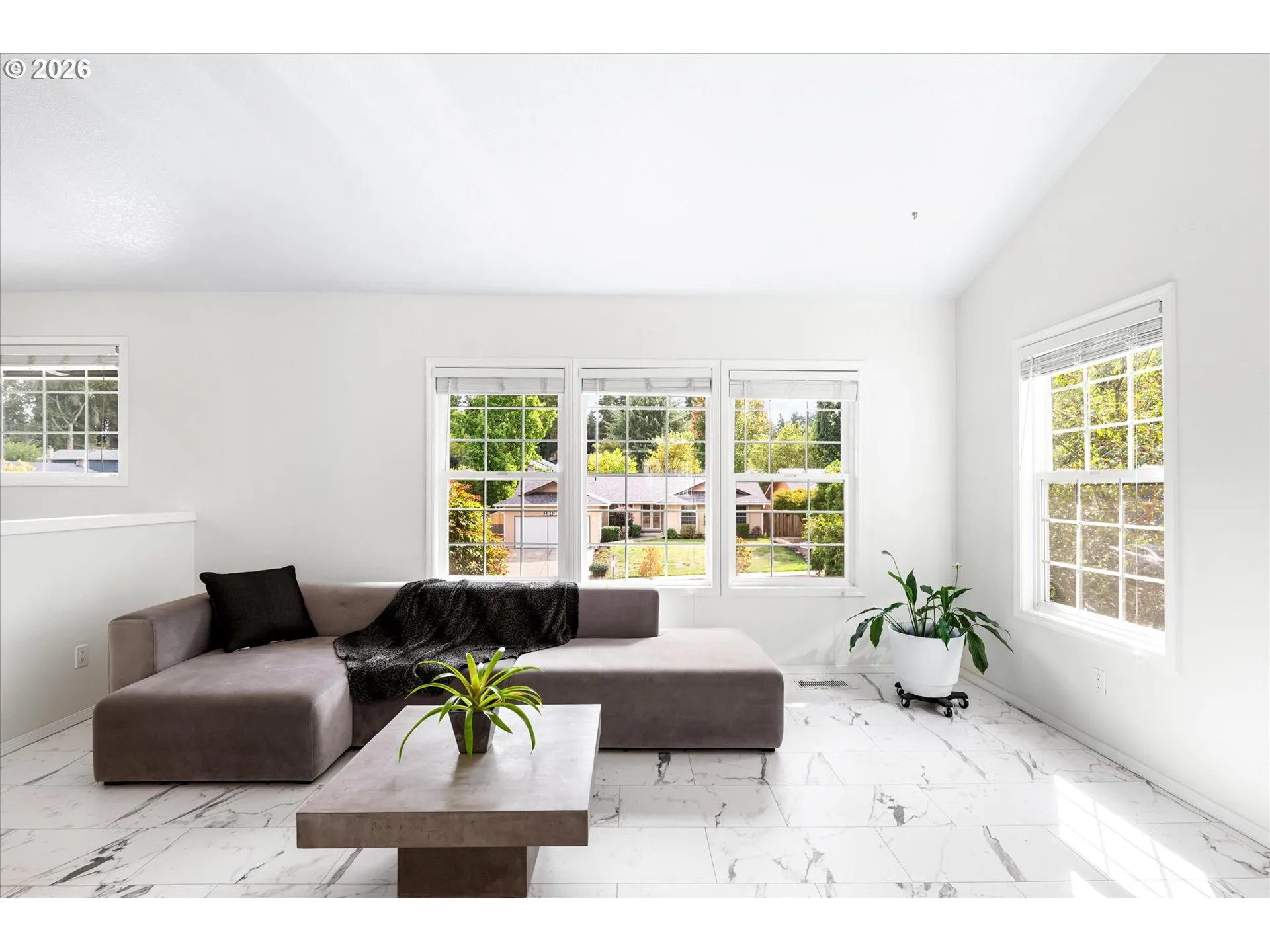 Living Room-Vaulted Ceilings