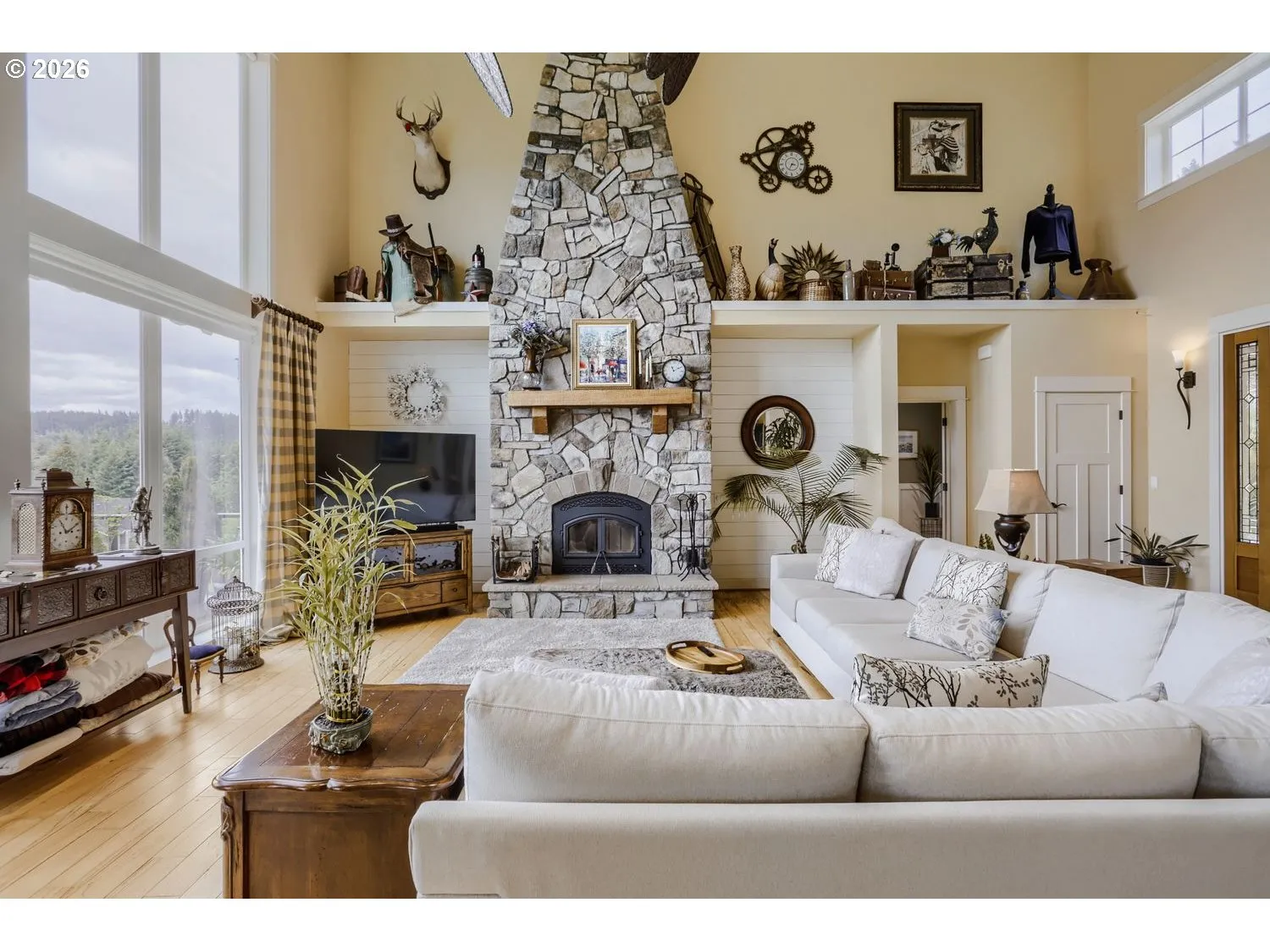Living Room-Fireplace