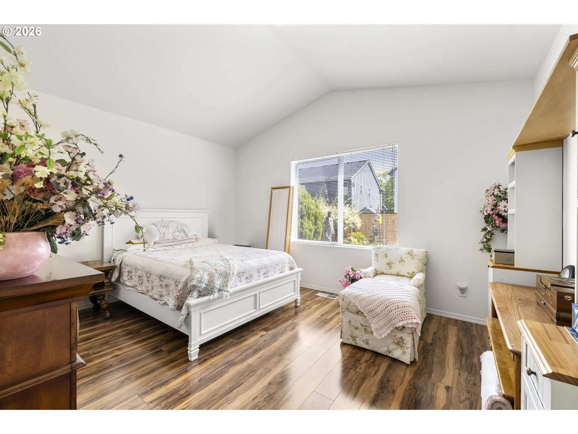 Primary Bedroom-Vaulted Ceilings