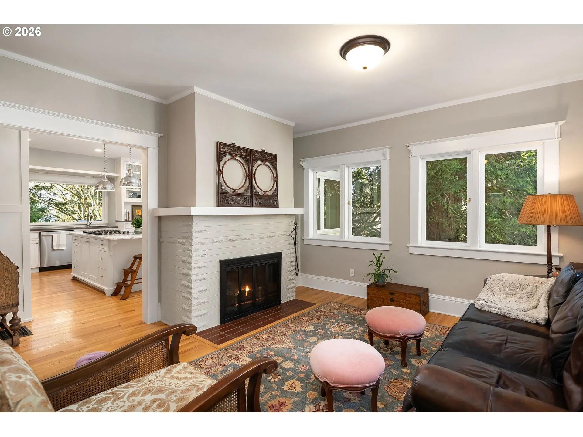 Living Room-Fireplace