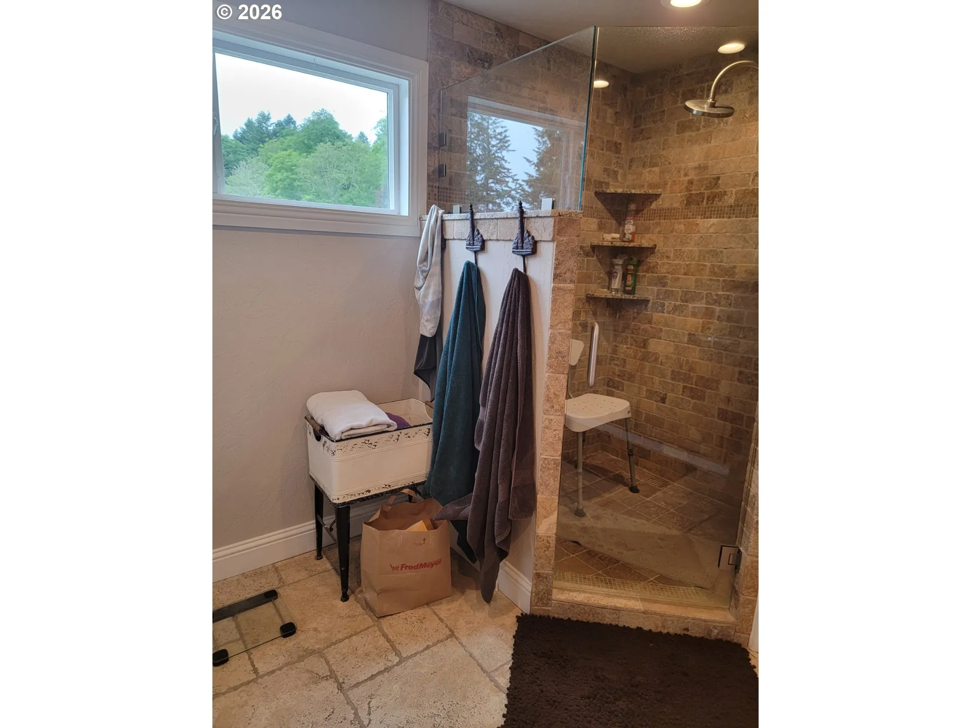 Bathroom, Attached-Walk in Shower