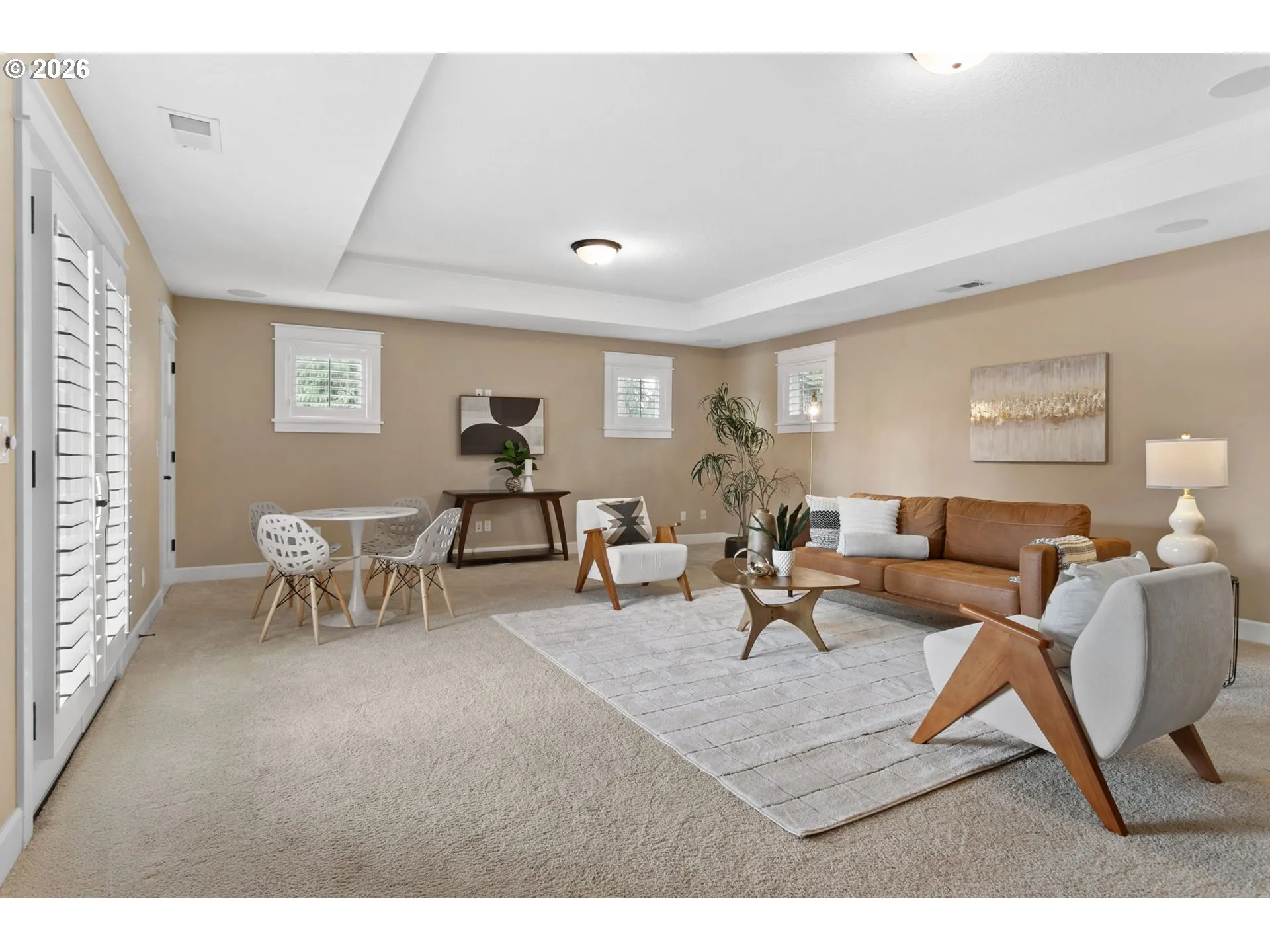 Bonus Room-Coffered Ceilings