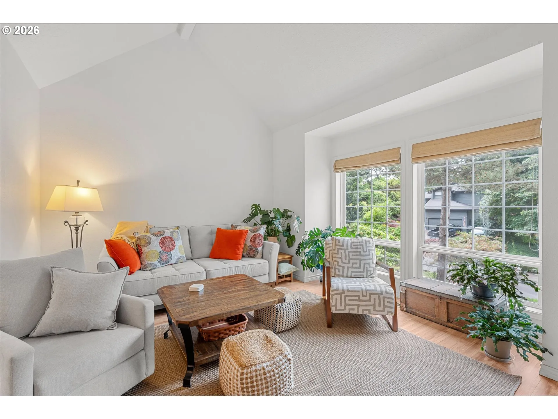 Living Room-Vaulted Ceilings