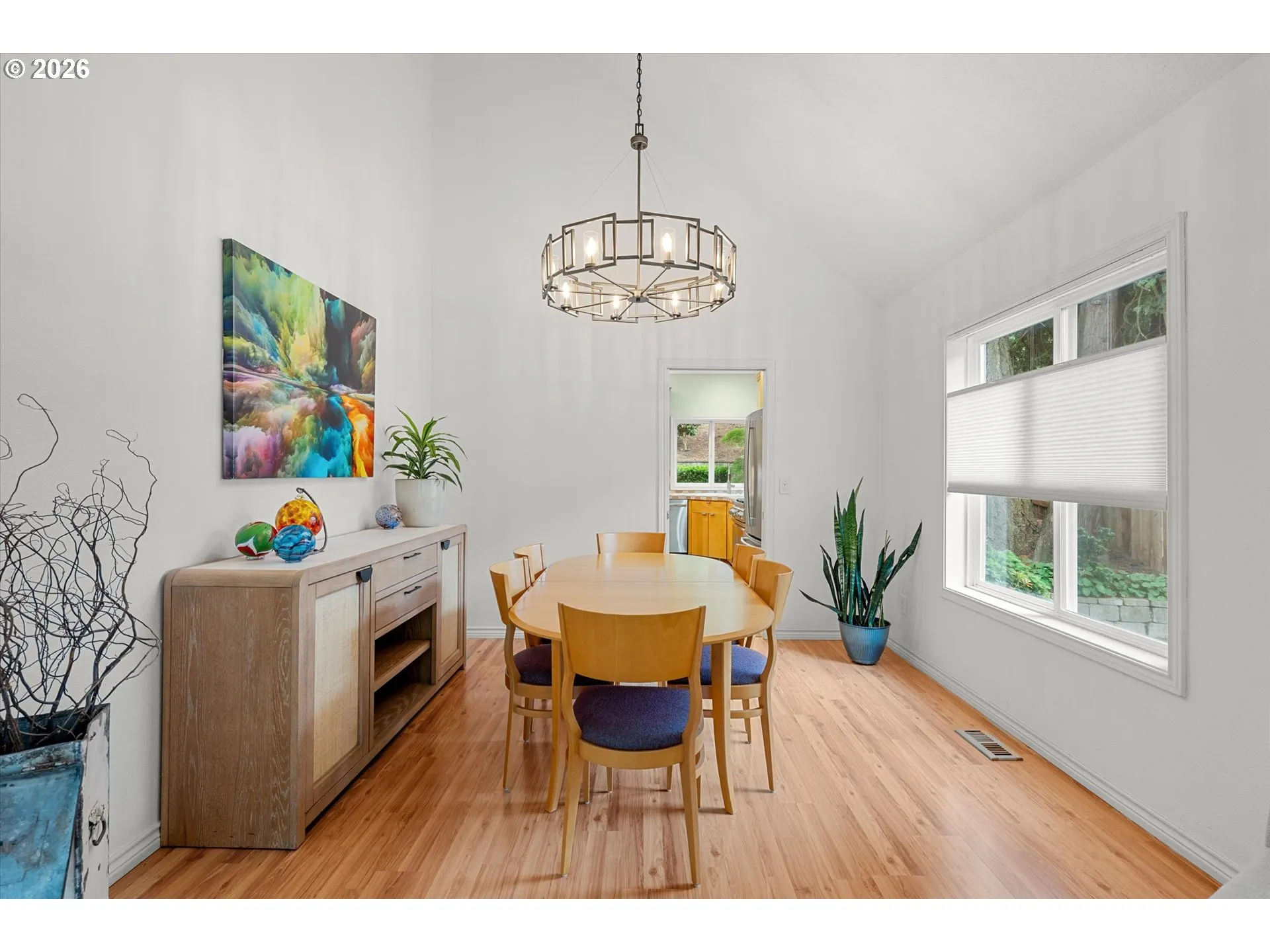 Dining Room-Vaulted Ceilings