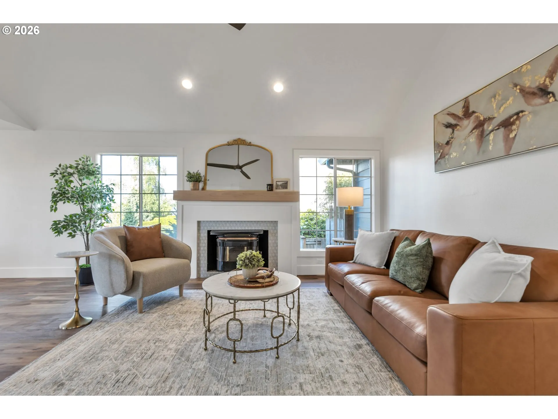 Living Room-Vaulted Ceilings